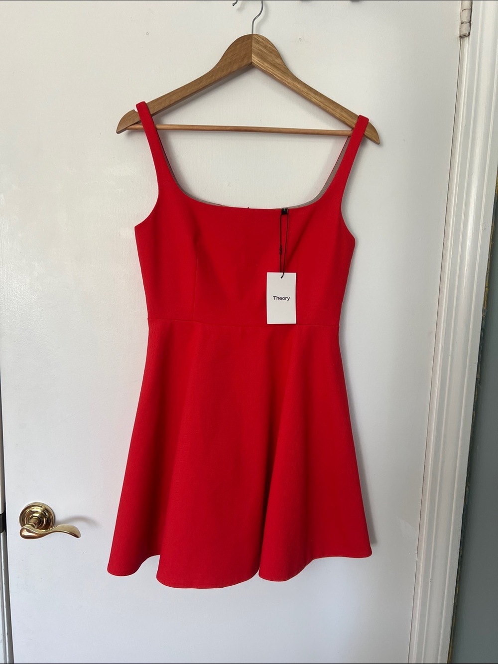 Theory Grenadine Sleeveless Fit-and-Flare Dress